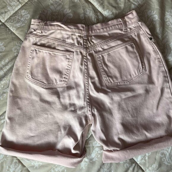 Light Pink Denim Shorts - Picture 2 of 5